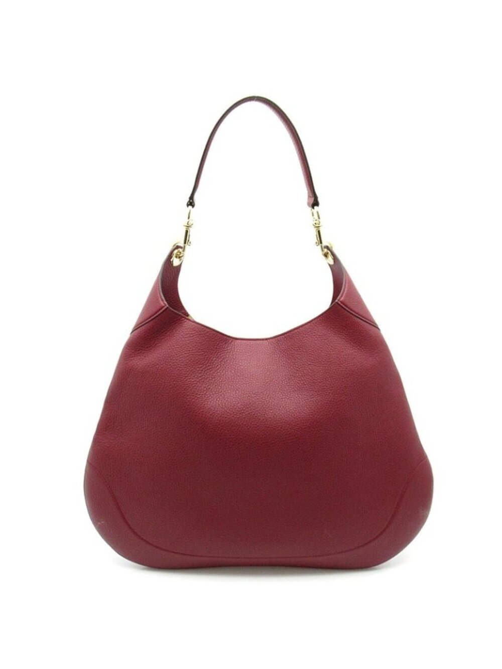 Gucci 2-Way Shoulder Bag Leather Bordeaux - Picture 4 of 8
